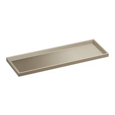 bild för ARMANI - ISLAND Countertop tray for 1800 mm wall-hung vanity with lacquered countertop.