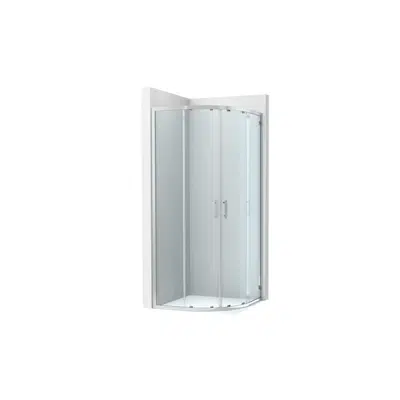 Image for Victoria Plus Corner front shower enclosure with 2 sliding doors + 2 fixed panels