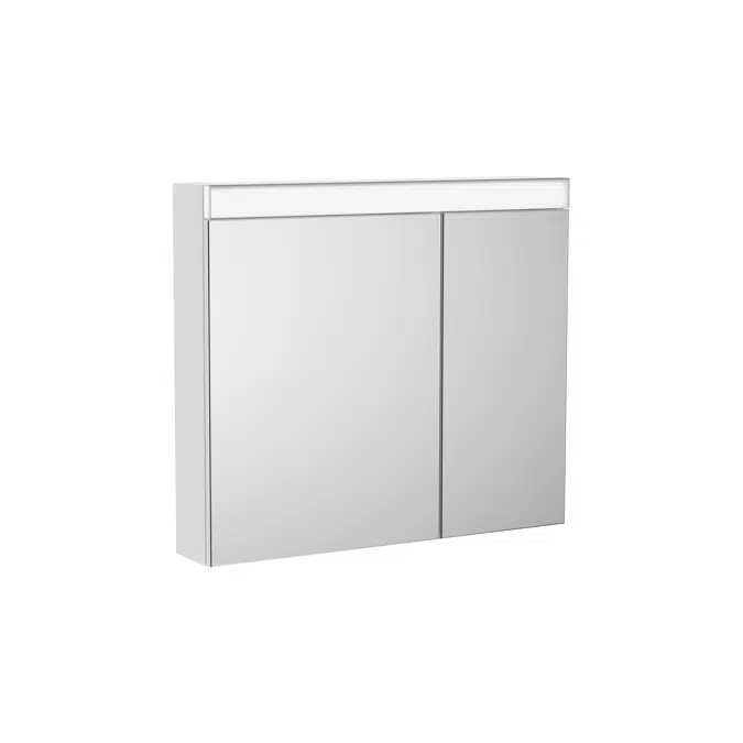 EIDOS 800 Mirror cabinet with light and socket