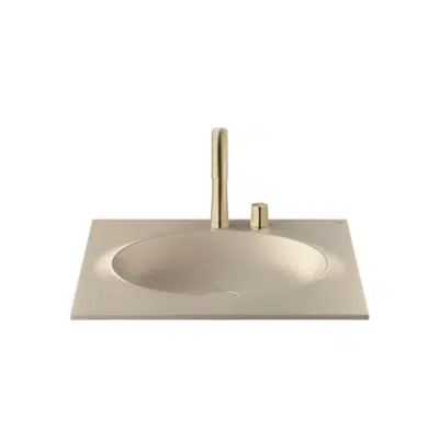 Immagine per ARMANI - ISLAND 650 mm countertop washbasin for 2-hole basin mixer