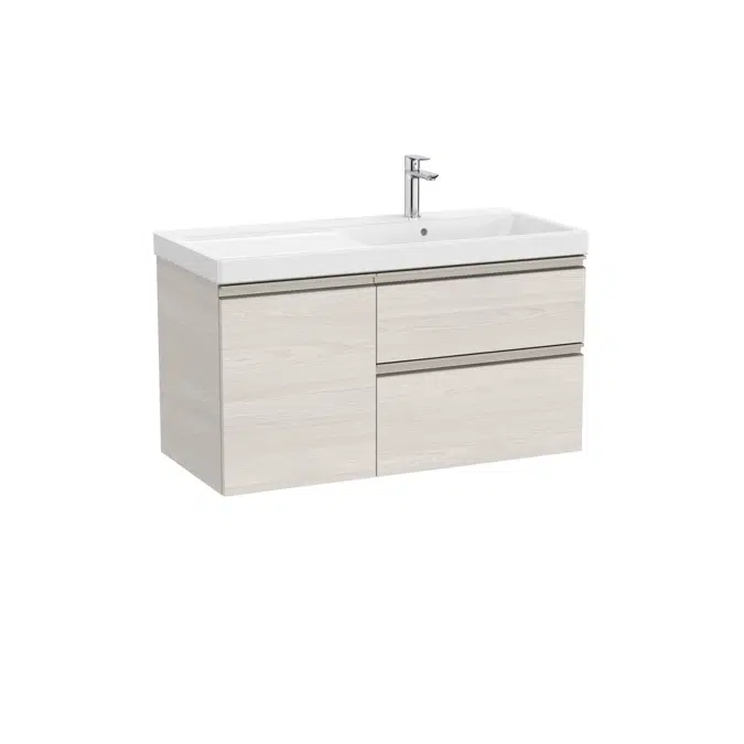 The Gap Unik (base unit with two drawers, one door and basin on the right)