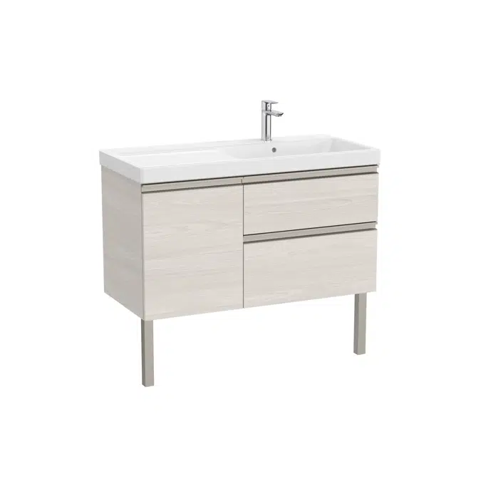 The Gap Unik (base unit with two drawers, one door and basin on the right)