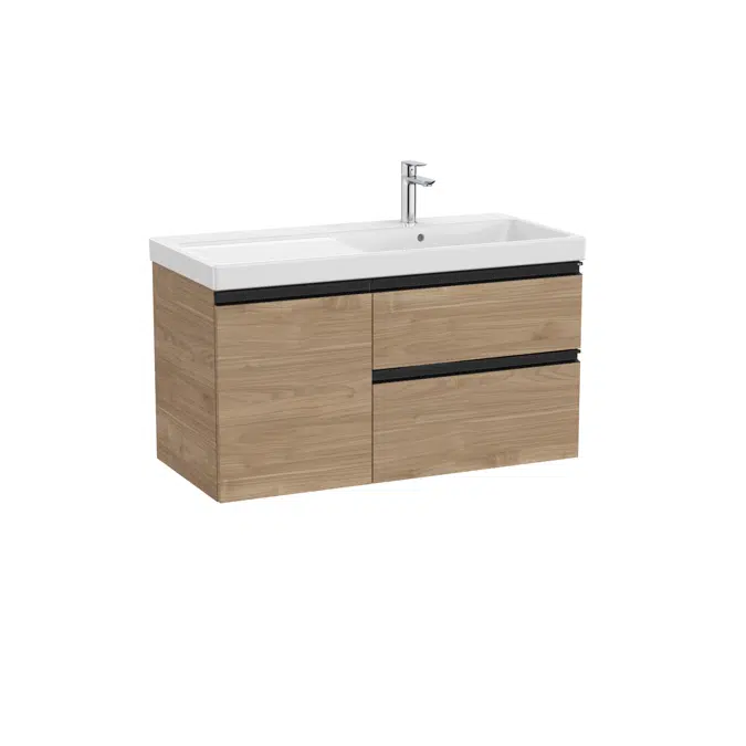 The Gap Unik (base unit with two drawers, one door and basin on the right)