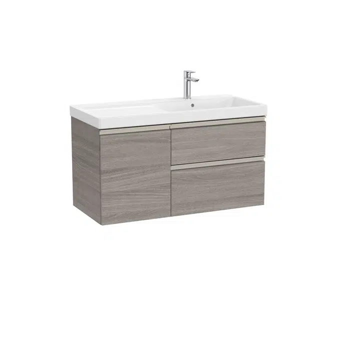 The Gap Unik (base unit with two drawers, one door and basin on the right)