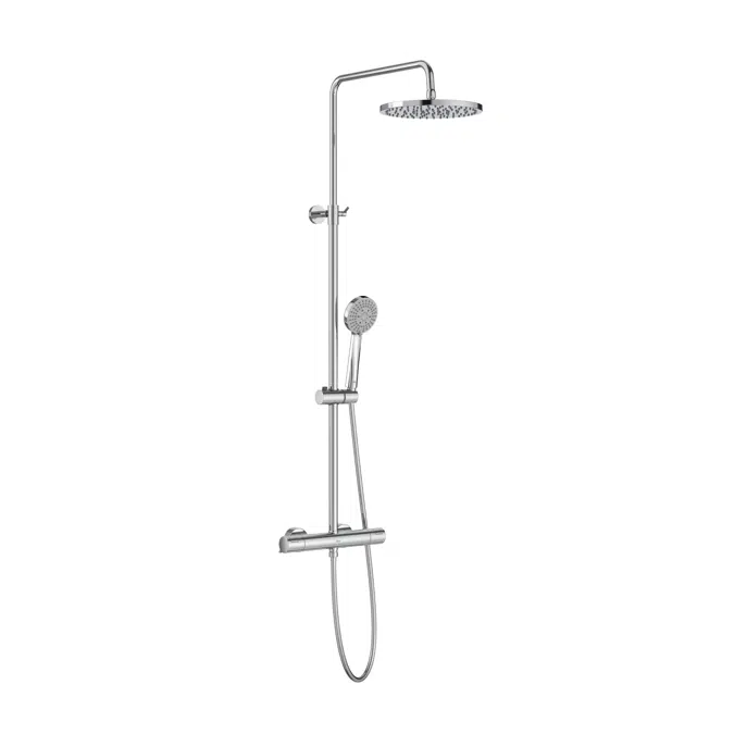 Victoria T - PLUS - Height-adjustable thermostatic shower column