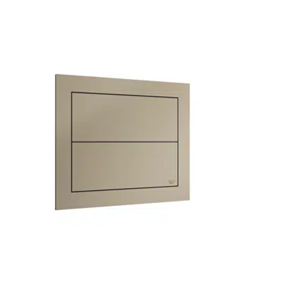 billede til ARMANI - ISLAND 250x41.5x200mm Built-in 3/6L dual capacitative flush plate