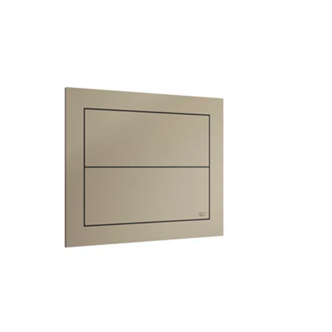 ARMANI - ISLAND 250x41.5x200mm Built-in 3/6L dual capacitative flush plate