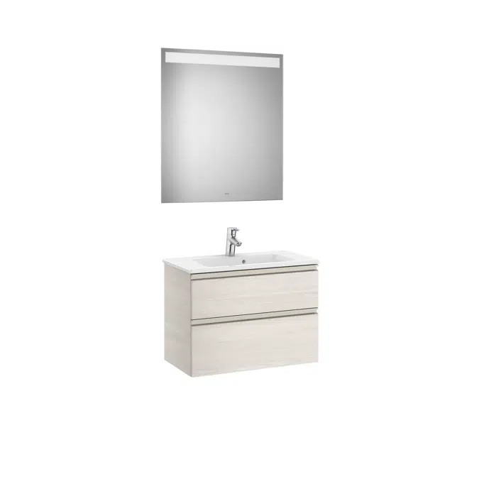 THE GAP 705 Pack (compact base unit 2 drawers, basin and LED mirror)