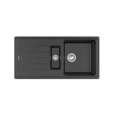 afbeelding voor BERGEN 1000 QUARZEX® double bowl kitchen sink