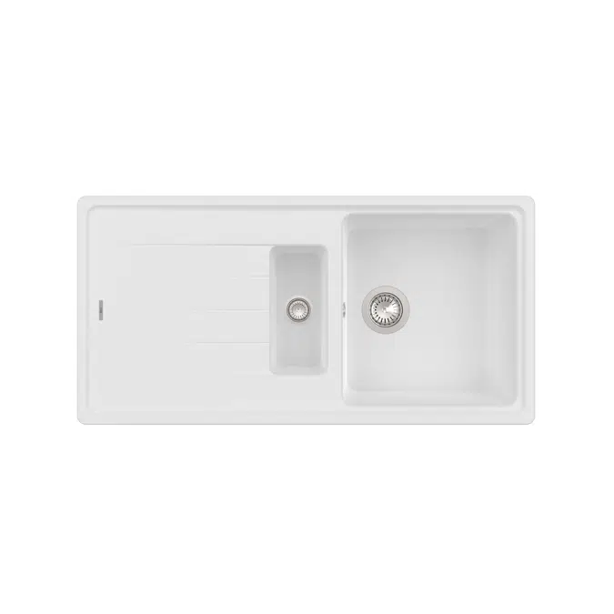 BERGEN 1000 QUARZEX® double bowl kitchen sink