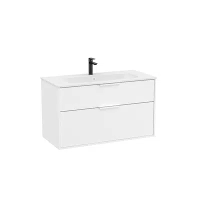 Obrázek pro Optica Unik - Base unit with two drawers and ceramic basin