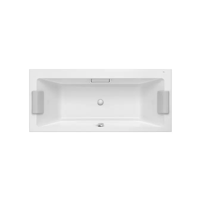 Vythos Acrylic Double-ended Bath with Tonic Hydromassage with drain and feet