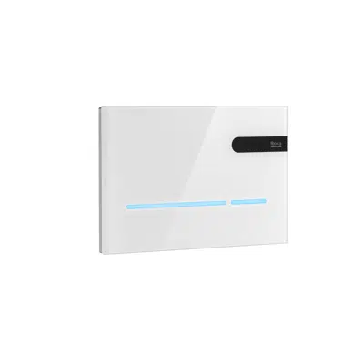 imagem para IN-WALL EP2 - Electronic glass finished operating plate for concealed cistern with automatic or touchless dual flush