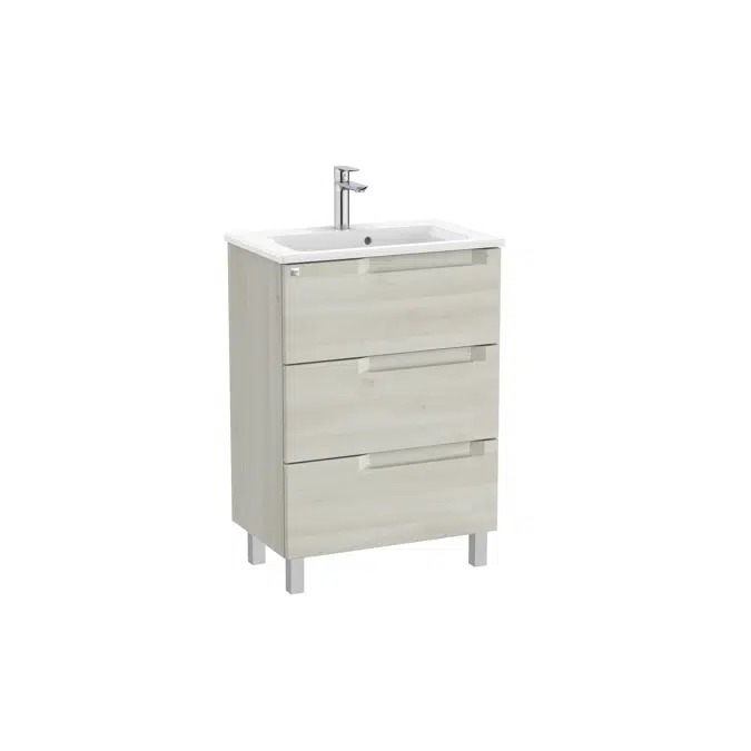 Aleyda Unik (compact base unit with 3 drawers and basin)