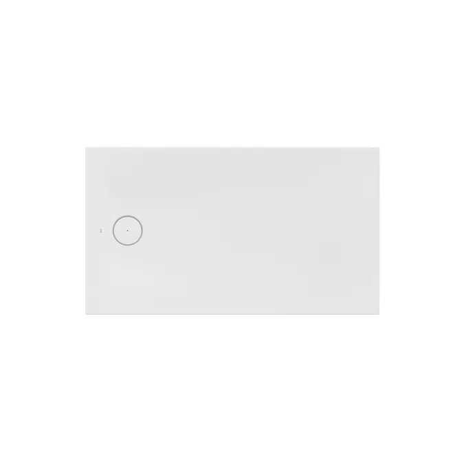 Cratos Superslim SENCERAMIC® shower tray off-centered hole