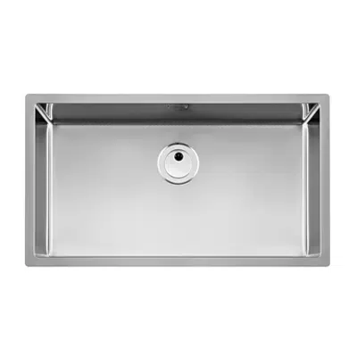 Image pour PRAGA 790mm Stainless steel single bowl kitchen sink
