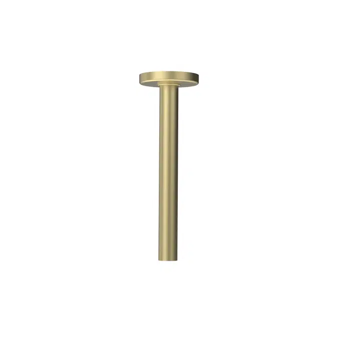 Straight ceiling arm for shower head