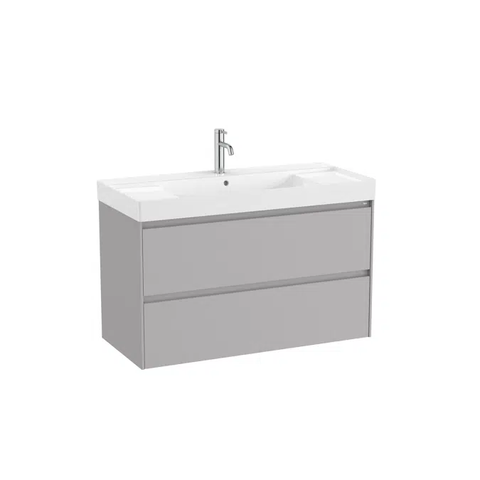 ONA Unik (base unit with two drawers and basin)