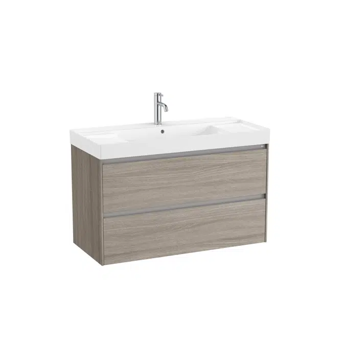 ONA Unik (base unit with two drawers and basin)
