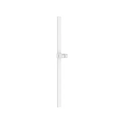 Image for Minimal Height-adjustable shower slide bar with adjustable hand-shower bracket