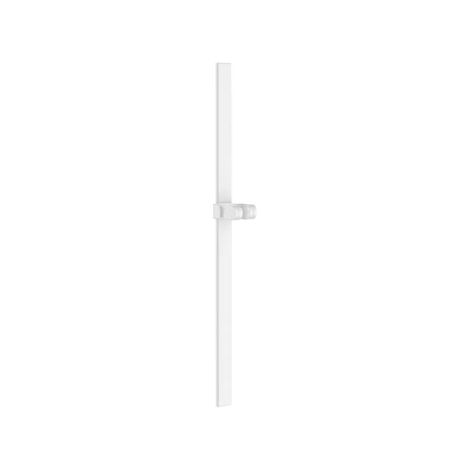 Minimal Height-adjustable shower slide bar with adjustable hand-shower bracket