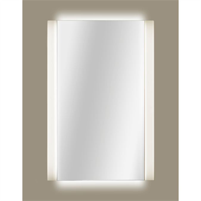 BIM objects - Free download! ARMANI - ISLAND 980 x 1200 mm lighted mirror  with demister and Maxiclean treatment | BIMobject