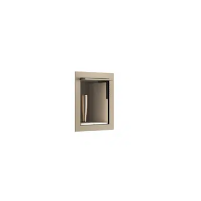 ARMANI - ISLAND Built-in cabinet for retractable shower jet for intimate hygiene or toilet-jet for WC cleaning için görüntü