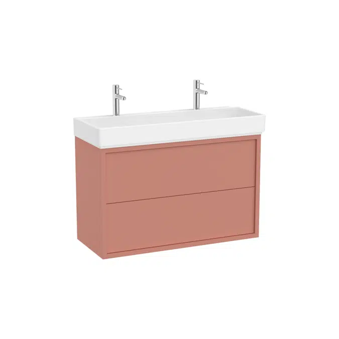 Tura  Unik (Base unit with two drawers and centered basin)
