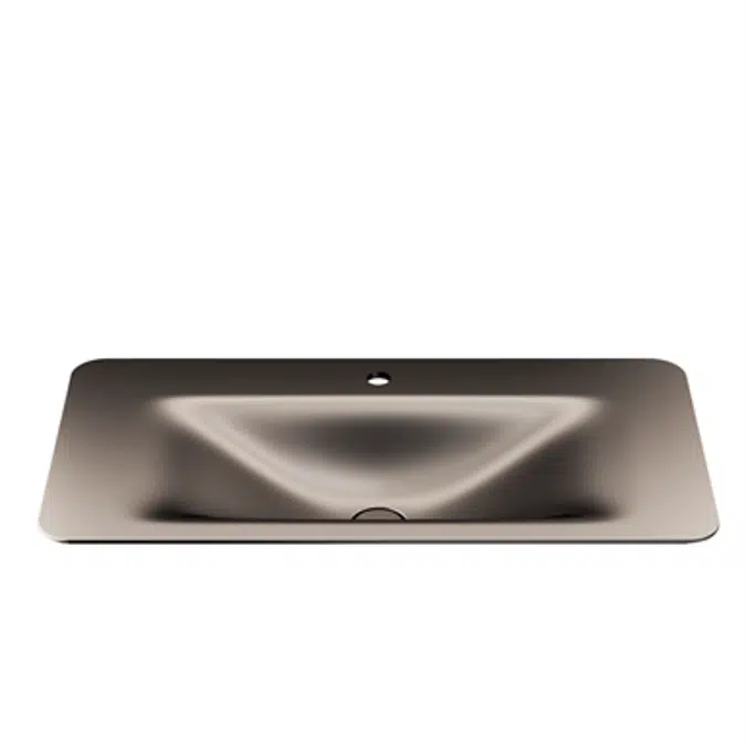 ARMANI - BAIA 900 mm countertop washbasin for 1-hole basin mixer