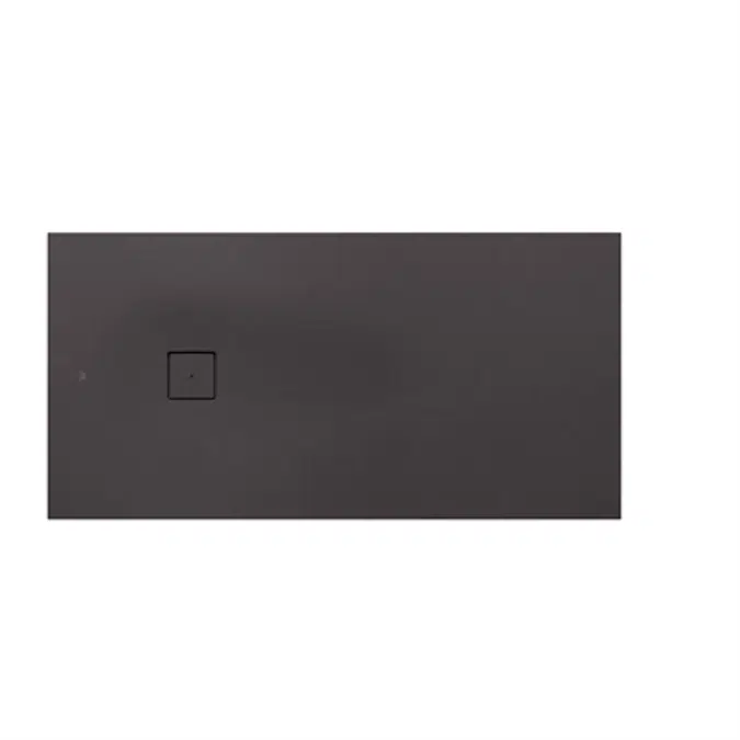 ARMANI - BAIA L superslim shower tray with with side waste