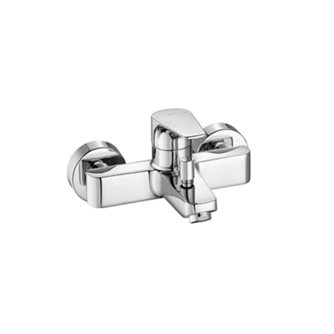 ATLAS Wall-mounted bath-shower mixer w/ automatic diverter