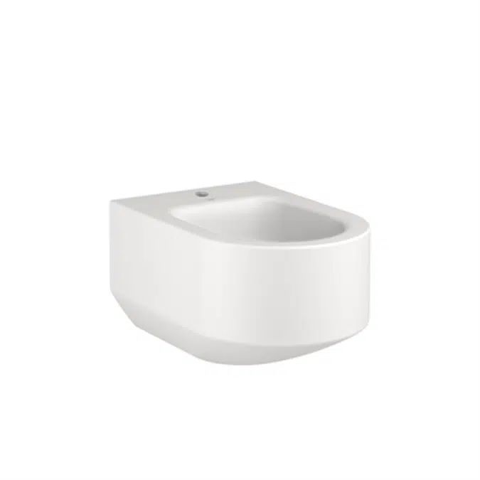 ARMANI - BAIA Wall-hung bidet for 1-hole bidet mixer