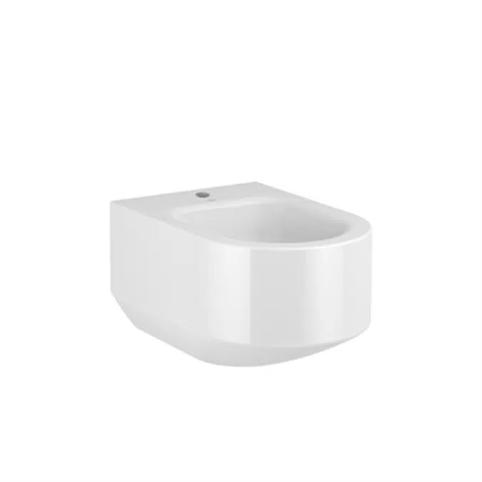 ARMANI - BAIA Wall-hung bidet for 1-hole bidet mixer