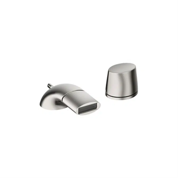 ARMANI - ISLAND Single side lever bidet mixer with pop-up waste