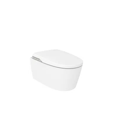 imagen para In-Wash® Insgnia In-Wash® Insignia In-Tank® - Vitreous china Rimless wall-hung smart toilet with integrated tank. Heated seat and cover included. Needs power supply.