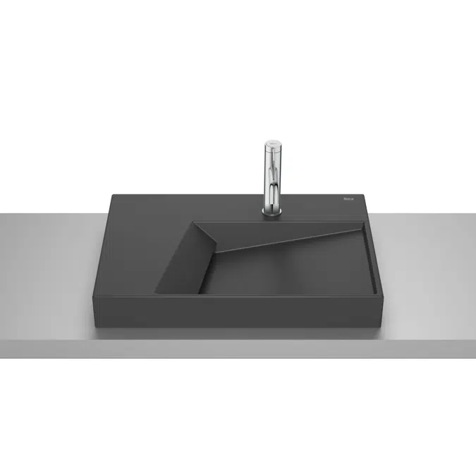 Horizon Over countertop vitreous china basin with taphole