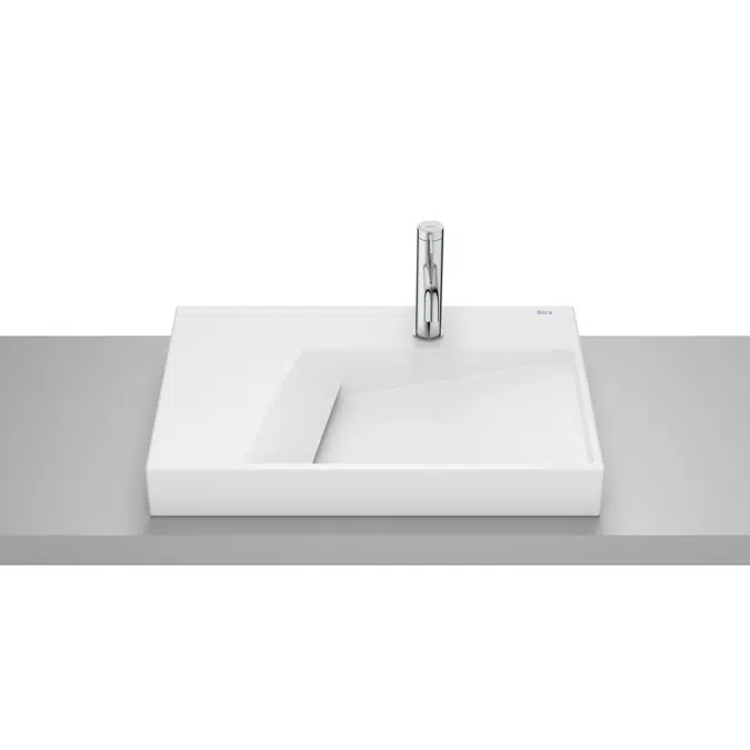 Horizon Over countertop vitreous china basin with taphole