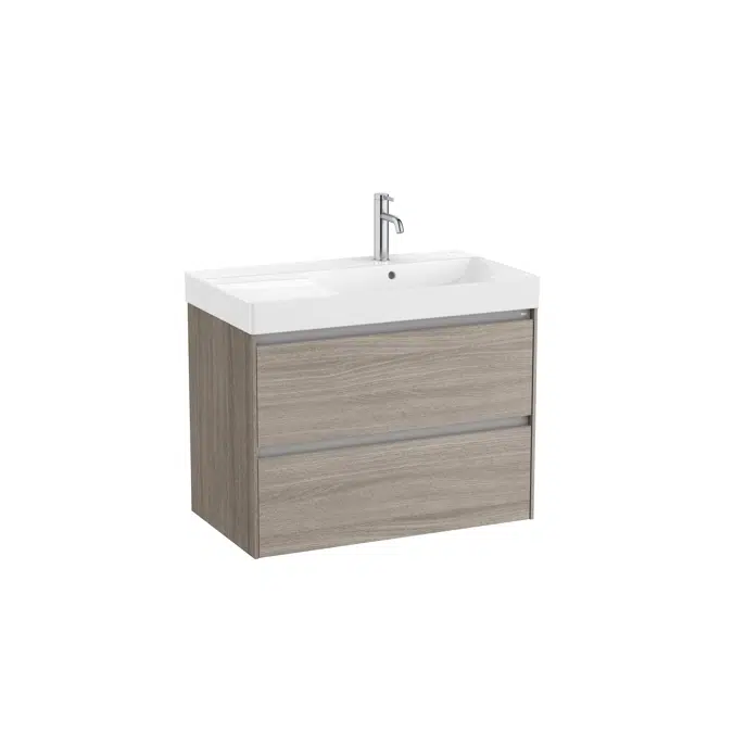 ONA Unik (base unit with two drawers and right hand basin)