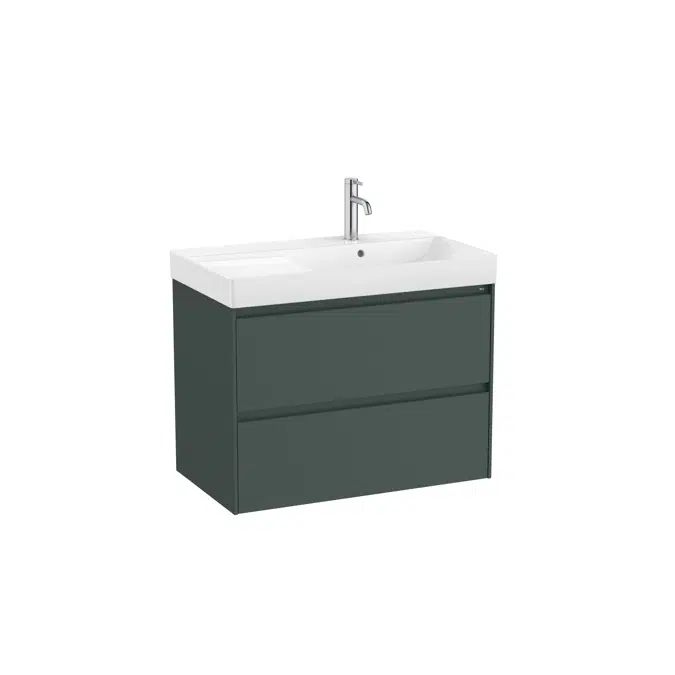 ONA Unik (base unit with two drawers and right hand basin)