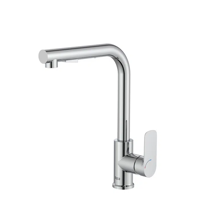 Cala Kitchen sink mixer L spout pull-out
