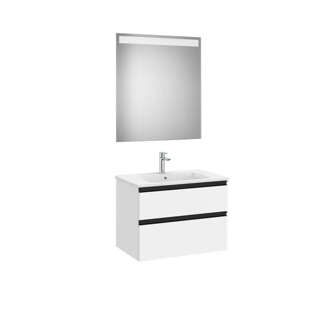 THE GAP 705 Pack (base unit 2 drawers, basin and LED mirror)