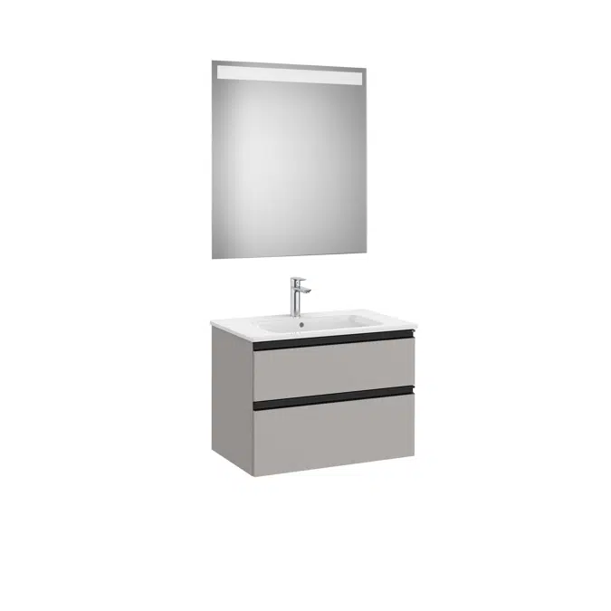 THE GAP 705 Pack (base unit 2 drawers, basin and LED mirror)