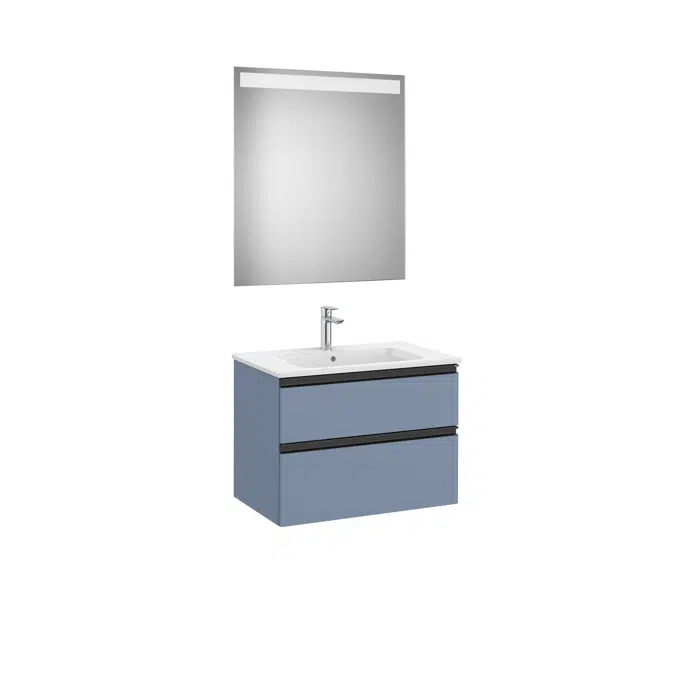 THE GAP 705 Pack (base unit 2 drawers, basin and LED mirror)