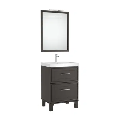 Immagine per ROMEA Pack 600 (base unit with two drawers, basin, mirror and LED wall light)