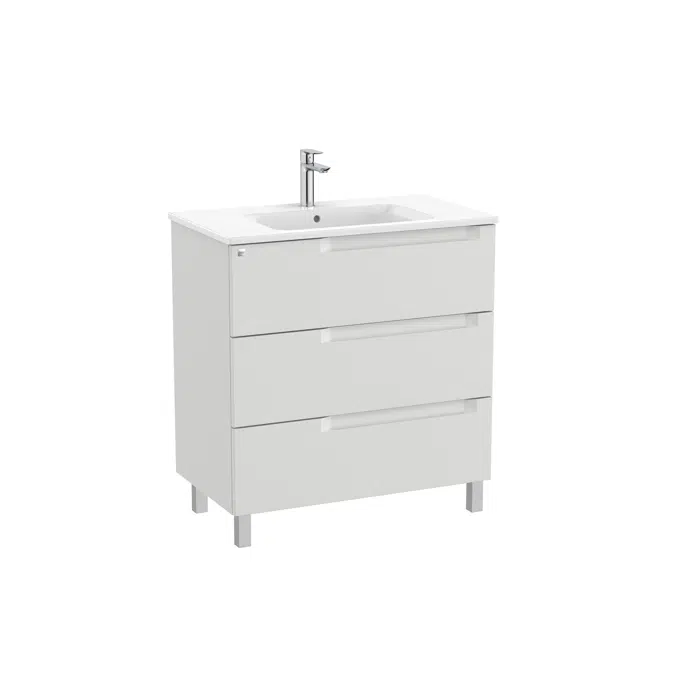 Aleyda Unik (base unit with 3 drawers and centered basin)