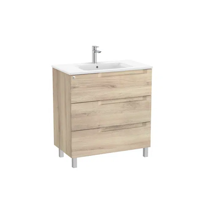 Aleyda Unik (base unit with 3 drawers and centered basin)
