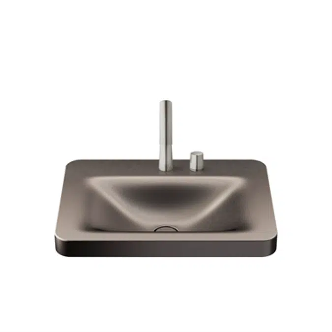 ARMANI - BAIA 660 mm over countertop basin for 2-hole basin mixer