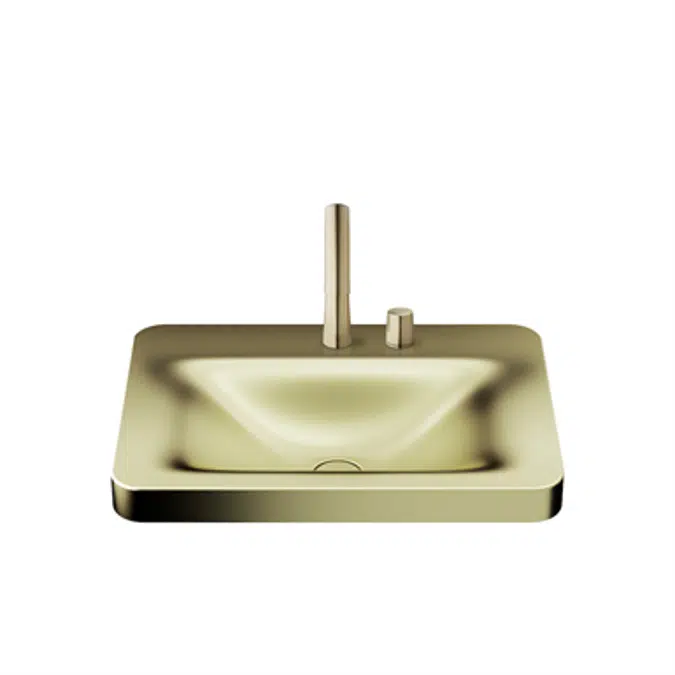 ARMANI - BAIA 660 mm over countertop basin for 2-hole basin mixer