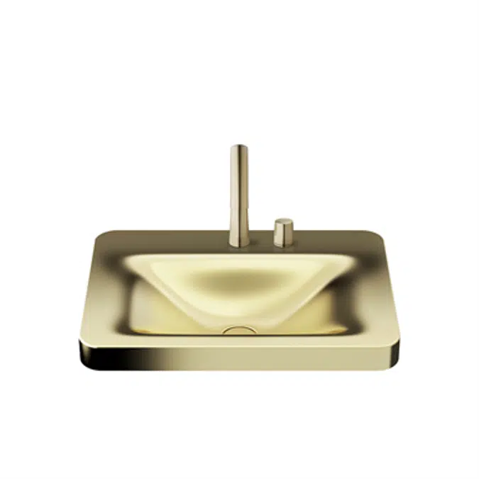 ARMANI - BAIA 660 mm over countertop basin for 2-hole basin mixer