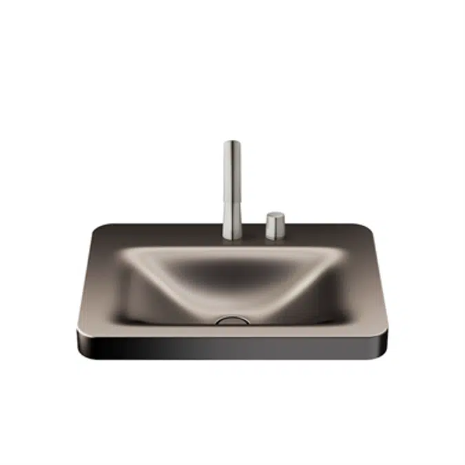 ARMANI - BAIA 660 mm over countertop basin for 2-hole basin mixer
